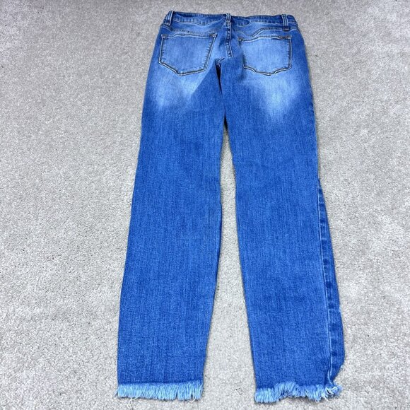 A2J Jeans Women’s Blue Skinny Pockets Distressed Size 7 - Picture 10 of 12